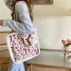 High Lady Shoulder Bag PU Leather Handbags Large Capacity Shopper Bag