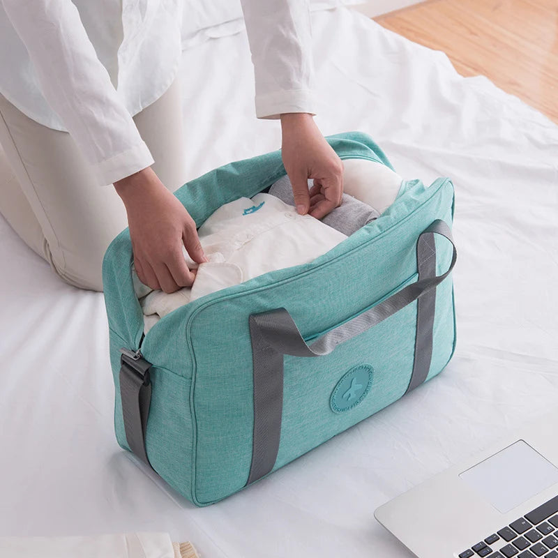 Large Capacity Waterproof Travel Bag Women Unisex Luggage Handbags