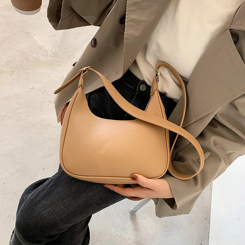 Women's Casual Crossbody Bag PU Leather Handbag