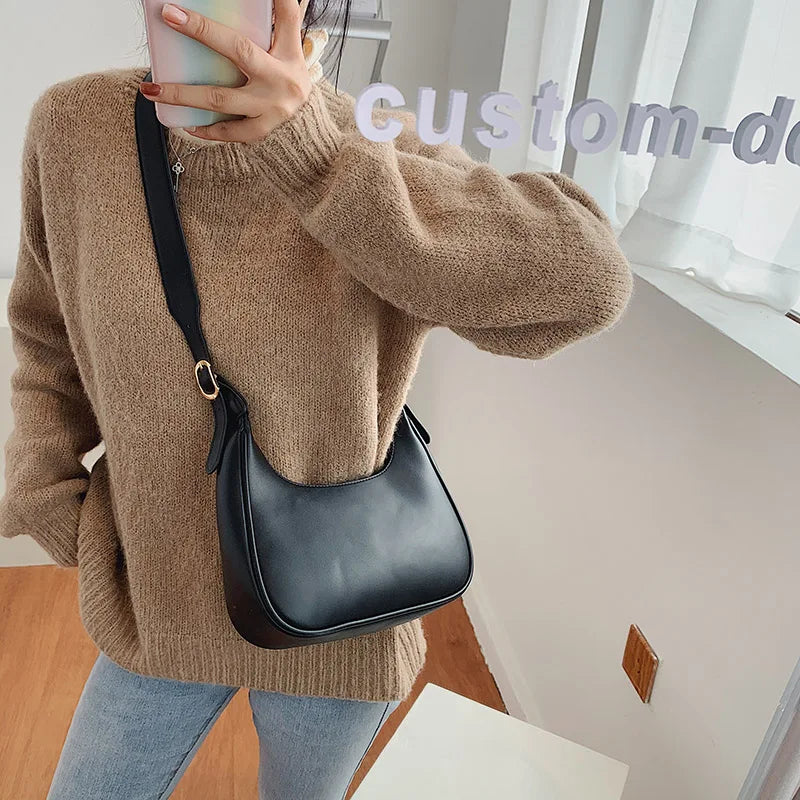 Women's Casual Crossbody Bag PU Leather Handbag