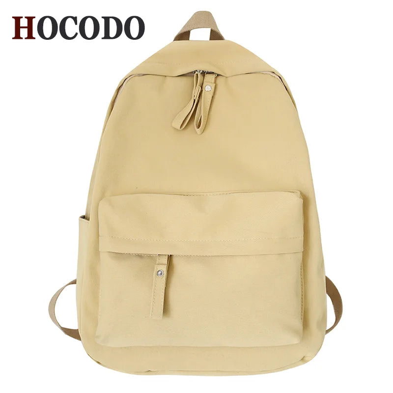 Women Backpack Teenager Girls Anti Theft Laptop Shoulder Bags Solid Travel