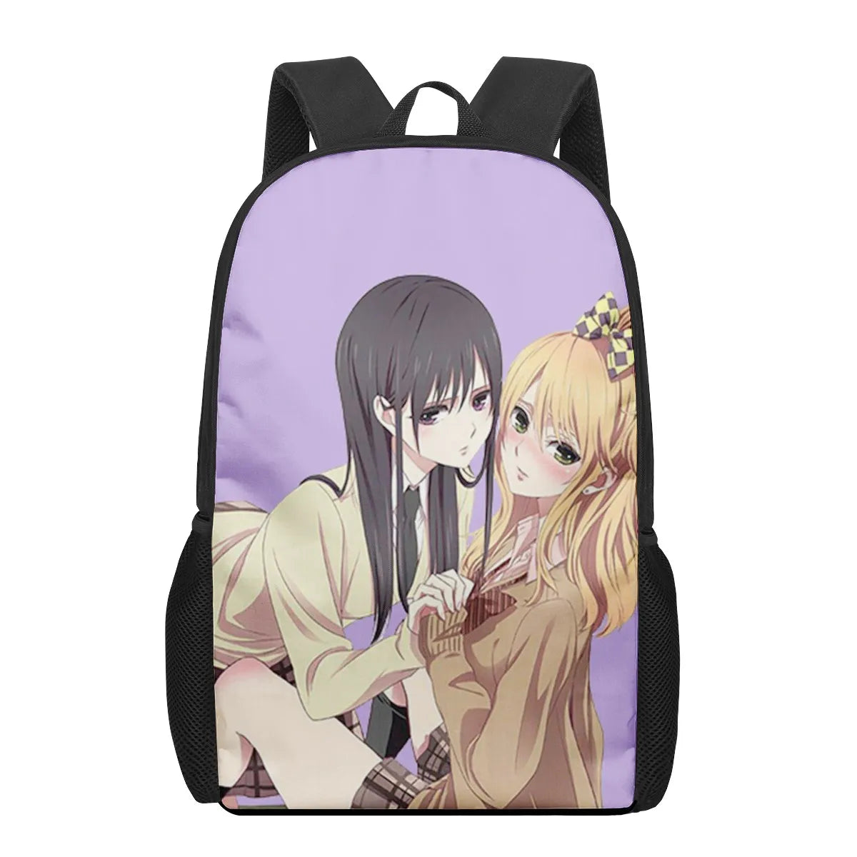Anime lesbian Citrus 3D Print School Bags for Boys Girls Backpacks