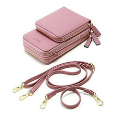 Large Capacity Shoulder Bag for Women Pu Leather Small Crossbody Messenger Purse