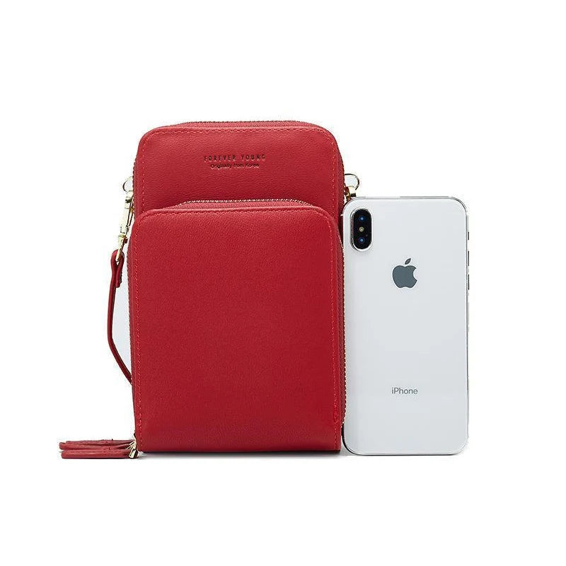 Large Capacity Shoulder Bag for Women Pu Leather Small Crossbody Messenger Purse
