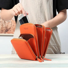 Large Capacity Shoulder Bag for Women Pu Leather Small Crossbody Messenger Purse
