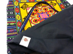 Vintage Embroidered Shoulder Bag Ethnic Textile Handbag