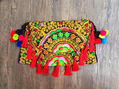 Vintage Bohemian Tassel Crossbody Bag for Women