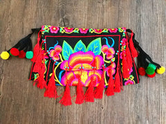 Vintage Bohemian Tassel Crossbody Bag for Women