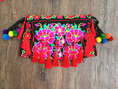 Vintage Bohemian Tassel Crossbody Bag for Women