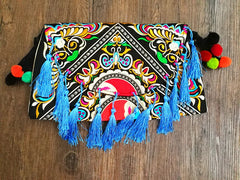 Vintage Bohemian Tassel Crossbody Bag for Women