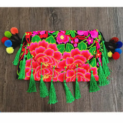 Vintage Bohemian Tassel Crossbody Bag for Women