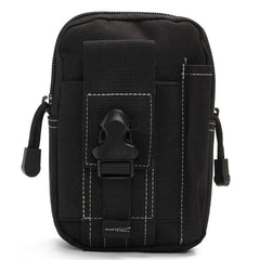 Canvas Waist Pack Belt Zipper Bags Men Casual Molle Waist Packs Large Capacity