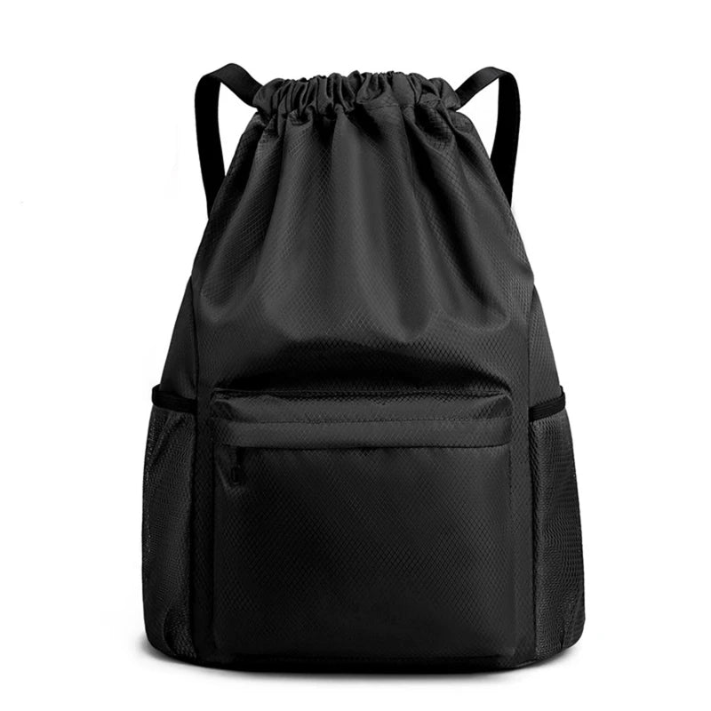 Drawstring Backpack School Gym Bag Casual String Knapsack for Teenager Women Men