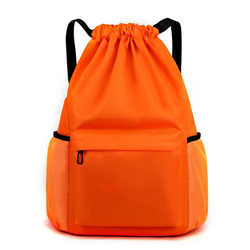 Drawstring Backpack School Gym Bag Casual String Knapsack for Teenager Women Men