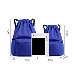 Drawstring Backpack School Gym Bag Casual String Knapsack for Teenager Women Men