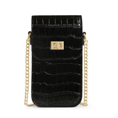 Small Crossbody Bags Stone Print Women's Mini PU Leather Shoulder Messenger Bag