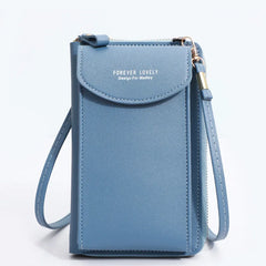 Small Crossbody Bags Women Matte Leather Shoulder Messenger Bag