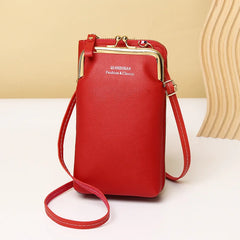 Mini Matte Leather Crossbody Bag for Women