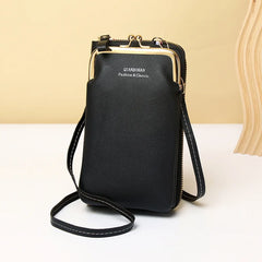 Mini Matte Leather Crossbody Bag for Women