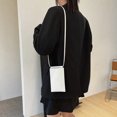 Small Crossbody Bag Mini Matte Leather Shoulder Messenger Clutch Purse