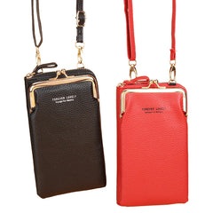 Small Crossbody Bag Women Matte Leather Shoulder Messenger Clutch Bolsas