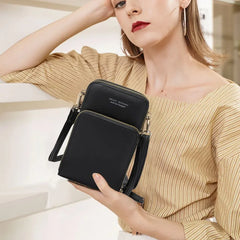 Small Leather Crossbody Bag Women Shoulder Messenger Clutch Phone Purse Handbag