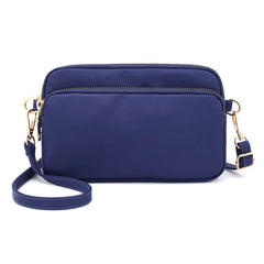 Waterproof Nylon Shoulder Bag for Women Zipper Handbag Purses