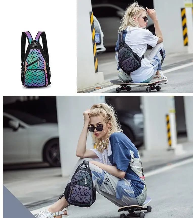 Luminous Fanny Pack Women's Shoulder Messenger Bag