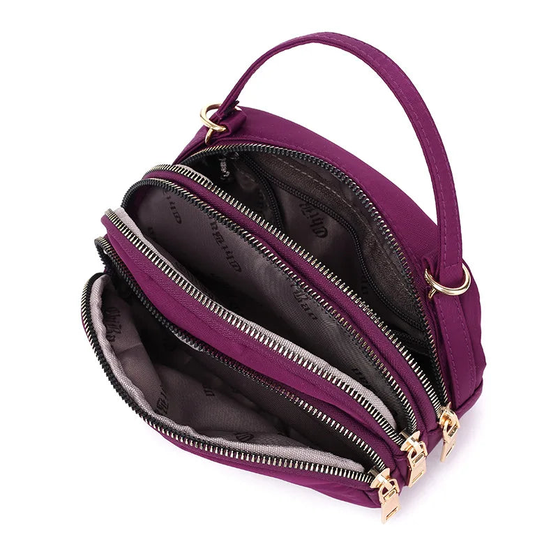 Waterproof Nylon Shoulder Bag Female Crossbody Bag Ladies Bolsa