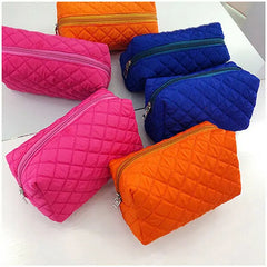 Women Travel Cosmetic Bag Makeup Case Toiletry Organizer Pink Purple Orange