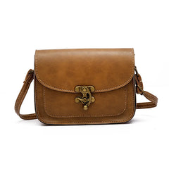 Lock Shoulder Bag Small Square Bags for Women Messenger Bags
