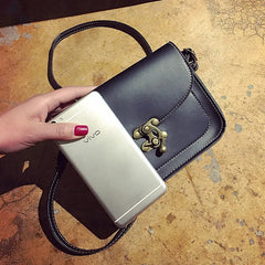 Lock Shoulder Bag Small Square Bags for Women Messenger Bags