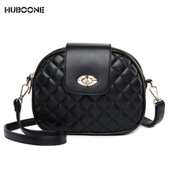 Women Shoulder Bag Rhombic Handbags Purse Chain Leather Small