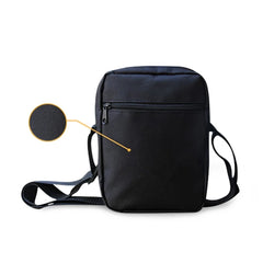 HUEMASTER Small Shoulder Bag Casual Messenger Men Bag Adjustable Strap