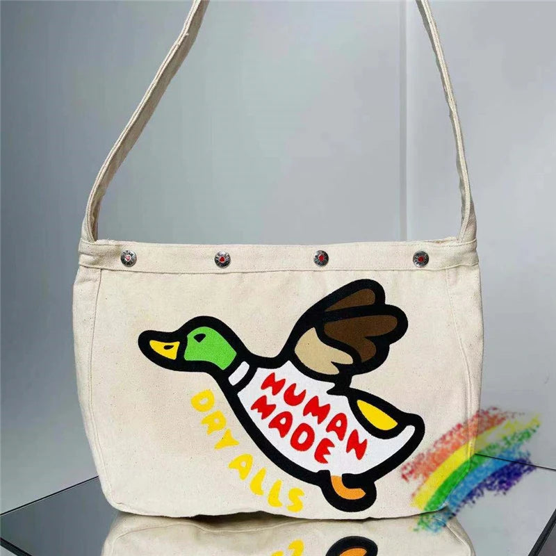 Canvas Flying Duck Shoulder Messenger Bag Couple Casual Bag
