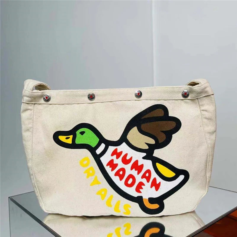 Canvas Flying Duck Shoulder Messenger Bag Couple Casual Bag