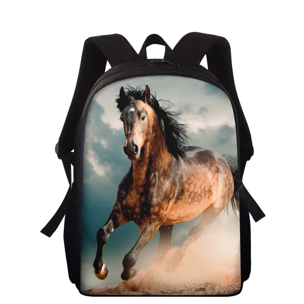 Animal Horse School Backpacks Kids Schoolbag Kids Satchel Knapsack