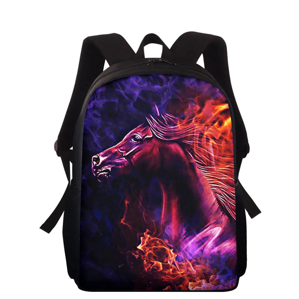 Animal Horse School Backpacks Kids Schoolbag Kids Satchel Knapsack