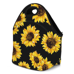 Sunflower Fresh Insulation Lunch Bag For Women Student Kid