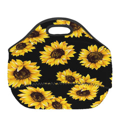 Sunflower Fresh Insulation Lunch Bag For Women Student Kid