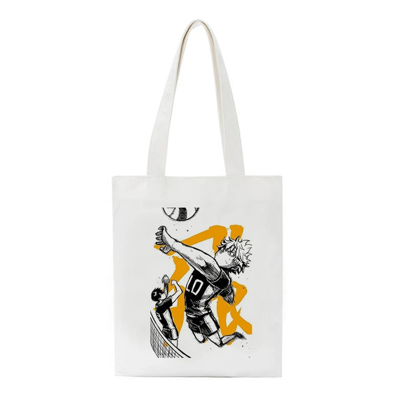 Haikyuu Canvas Shopper Bag Harajuku Style Women Shoulder Bag