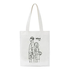Haikyuu Canvas Shopper Bag Harajuku Style Women Shoulder Bag
