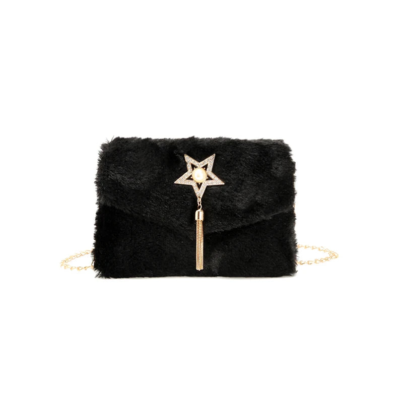 Winter Female Messenger Bag Business Shoulder Bag Girl Lipstick Bag