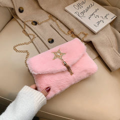 Winter Female Messenger Bag Business Shoulder Bag Girl Lipstick Bag