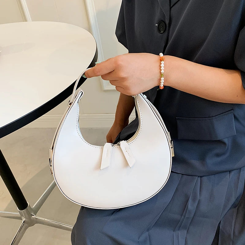 Green PU Leather Crossbody Bags with Short Handle for Women