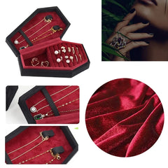 Halloween Coffin Shape Jewelry Box Display Storage Cases