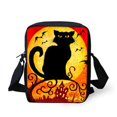 Funny Halloween Pumpkin Crossbody Bag for Women Men
