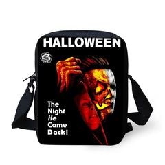 Funny Halloween Pumpkin Crossbody Bag for Women Men