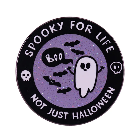 Halloween Anime Enamel Pins Metal Cartoon Brooch