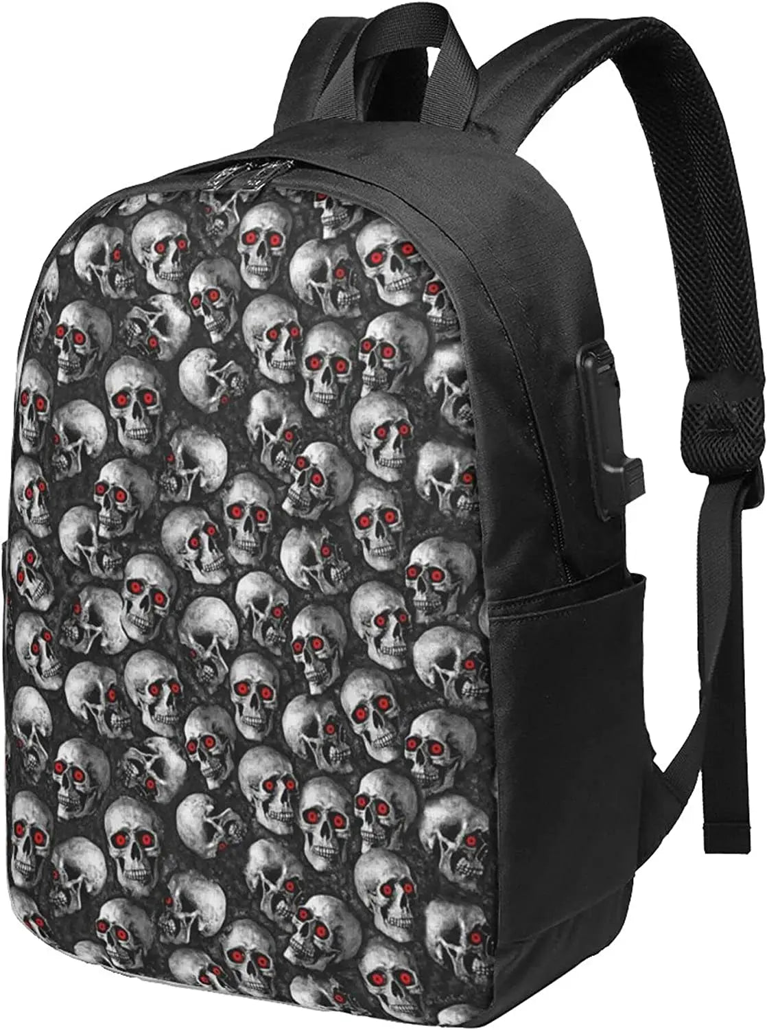 Halloween Elements Backpack with USB Charging Port
